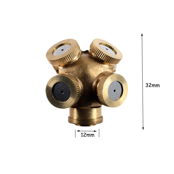 Honana-HG-GW-14-Inch-4-Hole-Brass-Spray-Nozzle-Garden-Sprinklers-Irrigation-Fitting-943824