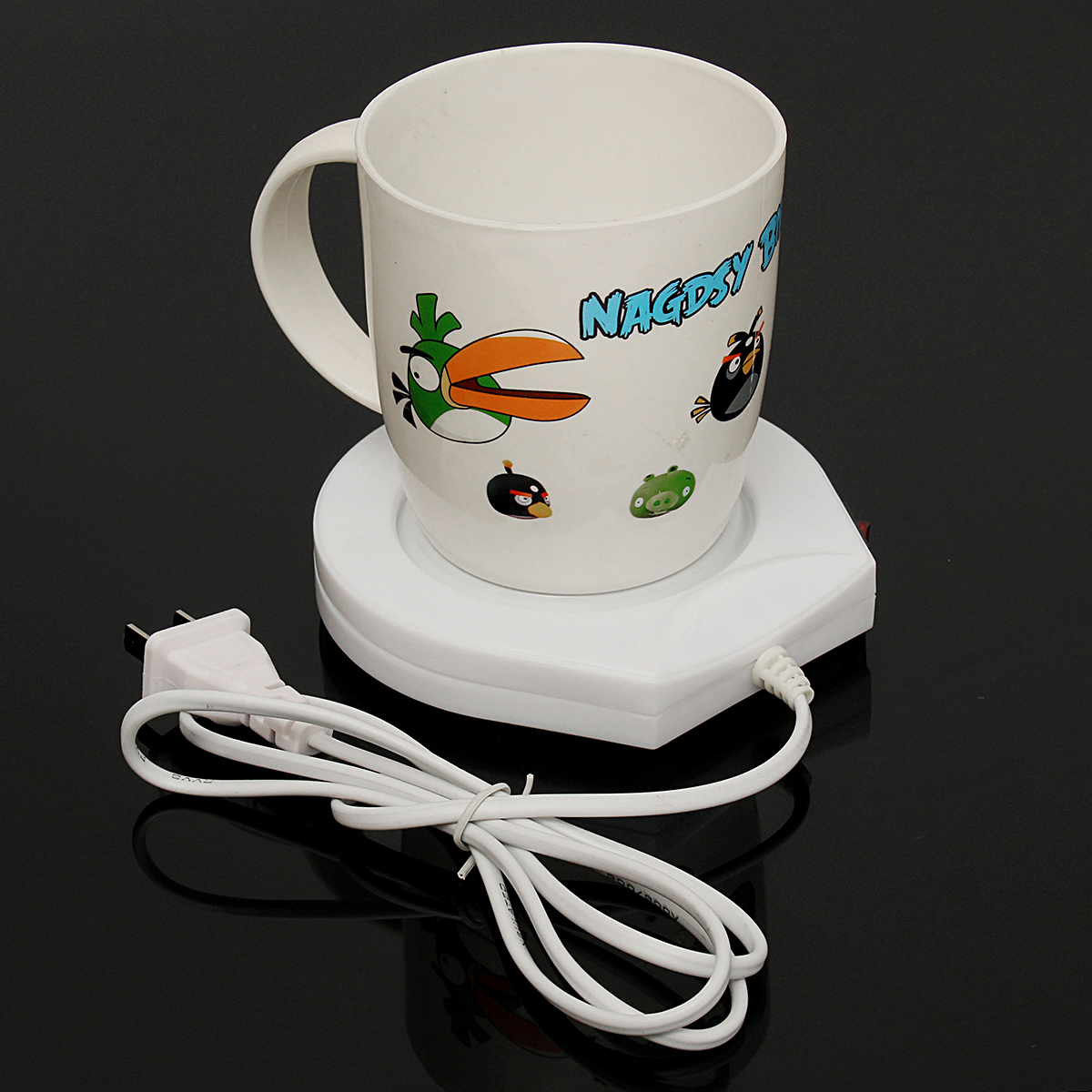 220v-White-Electric-Powered-Cup-Warmer-Heater-Pad-Coffee-Tea-Milk-Mug-US-Plug-1114304