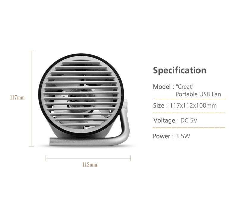 Creater-Mini-Desktop-USB-Fan-Portable-Fan-Nature-Wind-Minimalist-Design-Black-White-Pink-Style-1226815