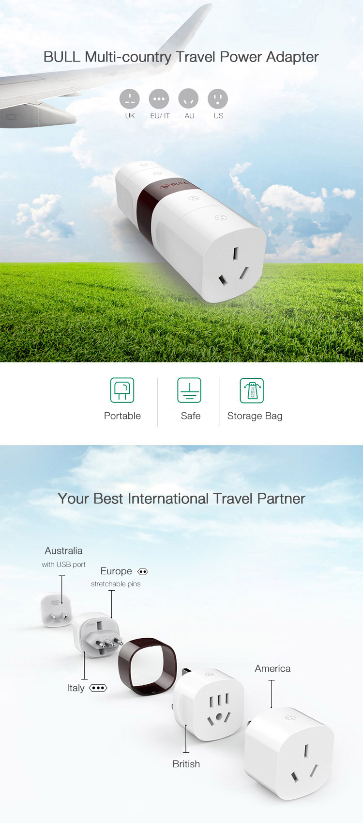 BULL-GN-L07U-Smart-Portable-Multiple-Countries-USB-Port-Safe-Travel-Converter-Power-Adapter-1316483