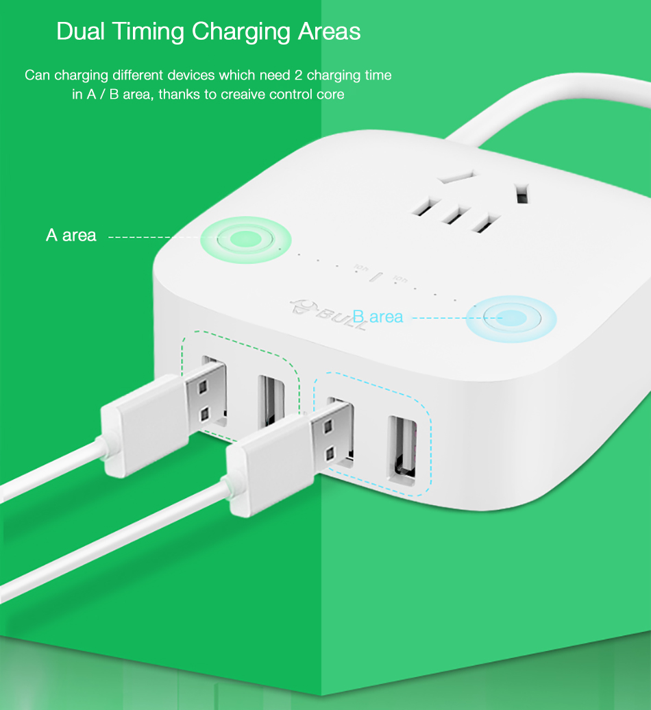 BULL-GN-U201T-Portable-4-USB-Ports-1-Outlet-Overcharge-Resistant-USB-Charging-Station-Timing-Charger-1318158