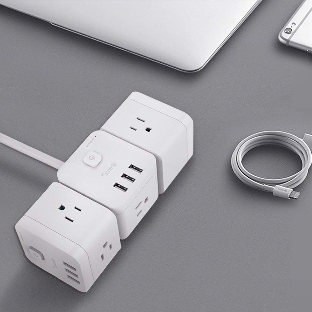 BULL-US-Plug-3-USB-Ports-3-AC-Outlets-Cubic-Design-Wireless-Smart-Charging-Station-Power-Strip-1316498