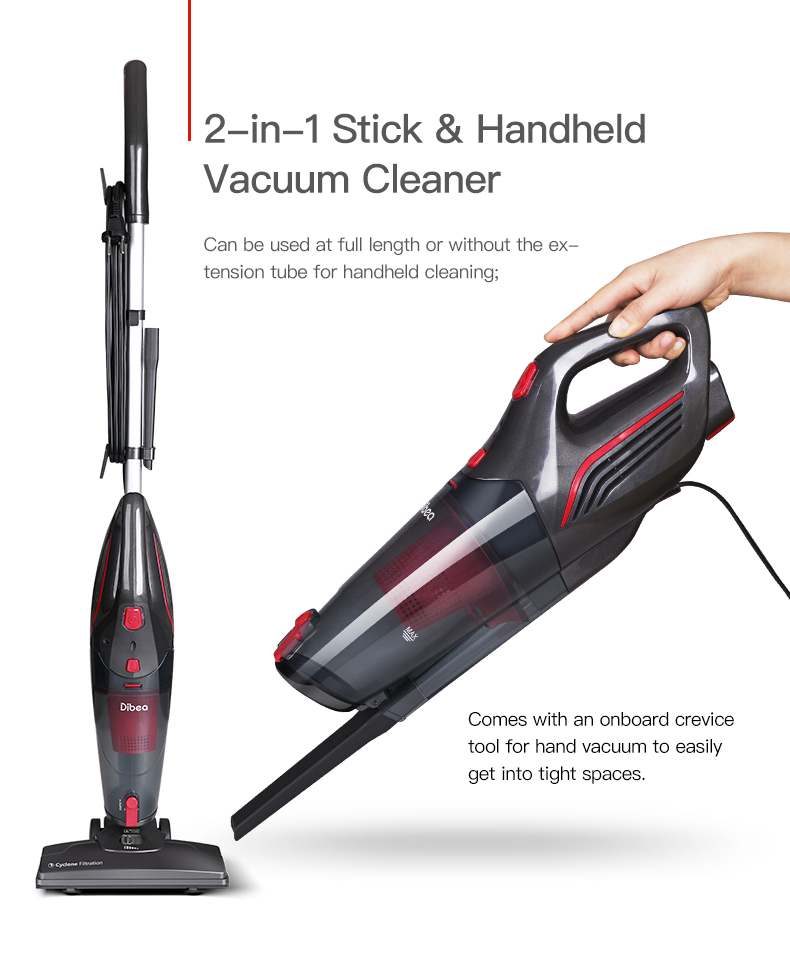 Dibea-SC4588-2-in-1-Bagless-Lightweight-Corded-Stick-Vacuum-Cleaner-with-Cyclone-HEPA-Filtration-1227993