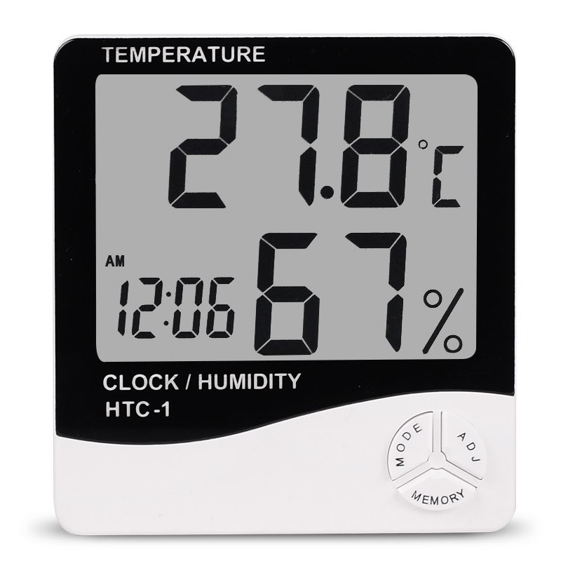 HTC-1-Digital-LCD-Electronic-Alarm-Clock-Thermometer-Hygrometer-Weather-Station-Indoor-Room-Table-1216475