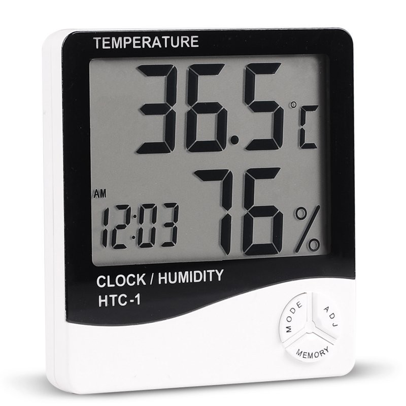 HTC-1-Digital-LCD-Electronic-Alarm-Clock-Thermometer-Hygrometer-Weather-Station-Indoor-Room-Table-1216475
