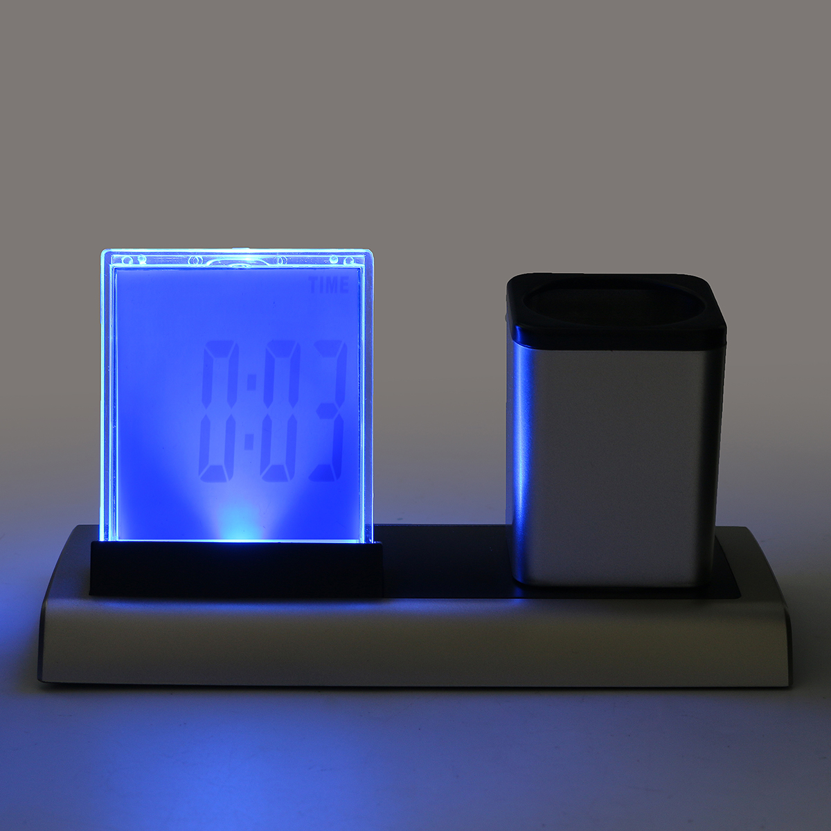 Loskii-DX-222-Colorful-Black-Digital-LED-Desk-Alarm-Clock-Mesh-Pen-Holder-Calendar-Timer-Thermometer-1152774
