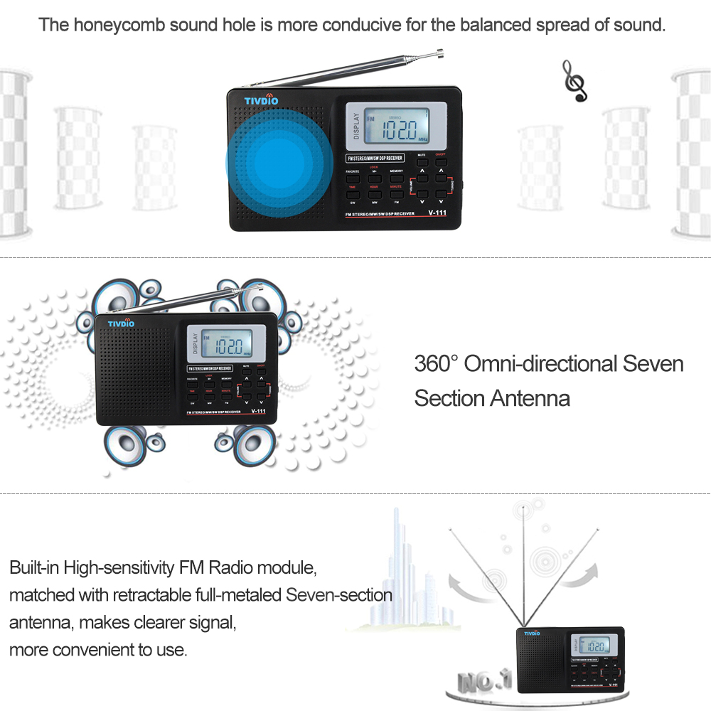 TIVDIO-V-111-MW--FM-SW-Stereo-Radio-9KHz-World-Band-Digital-Tuning-Radio-LCD-Display-Outdoor-Pocket--1330191