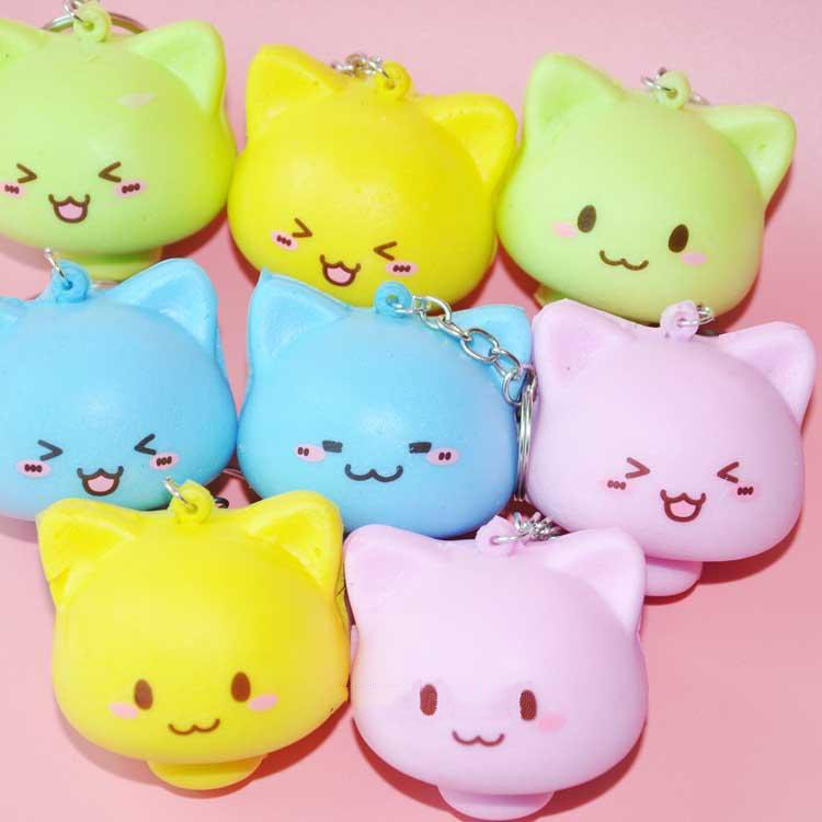 10PCS-Simulation-Bread-Mushroom-Cute-Face-Keychain-Squishy-Crafts-Creative-Decoration-1086956