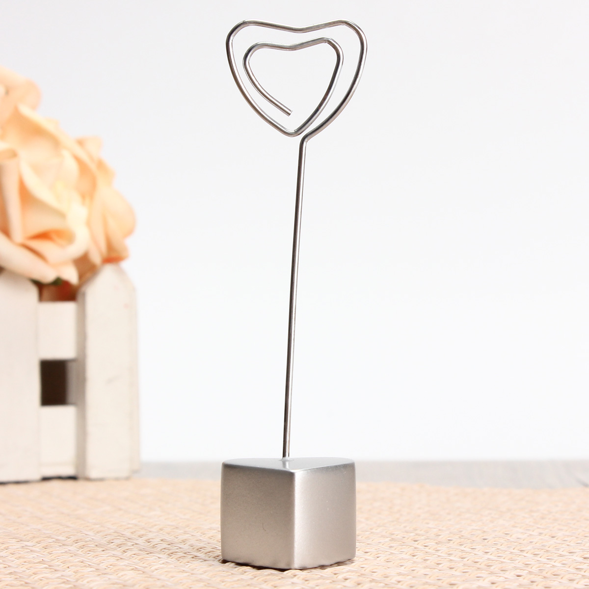 Silver-Red-Heart-Place-Card-Holders-Heart-Shape-Clip-Card-Stand-Photo-Memo-Paper-Message-Clip-1011468