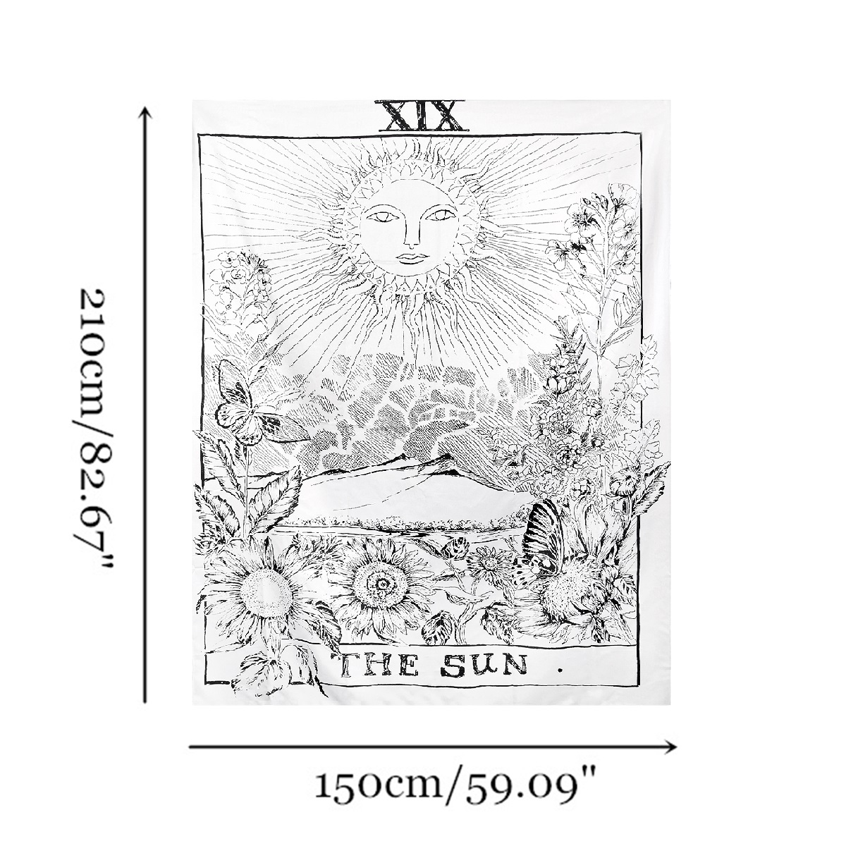210cm-Sun-Star-Moon-Tarot-Tapestry-Hippie-Wall-Hanging-Blanket-Room-Home-Decor-1385184