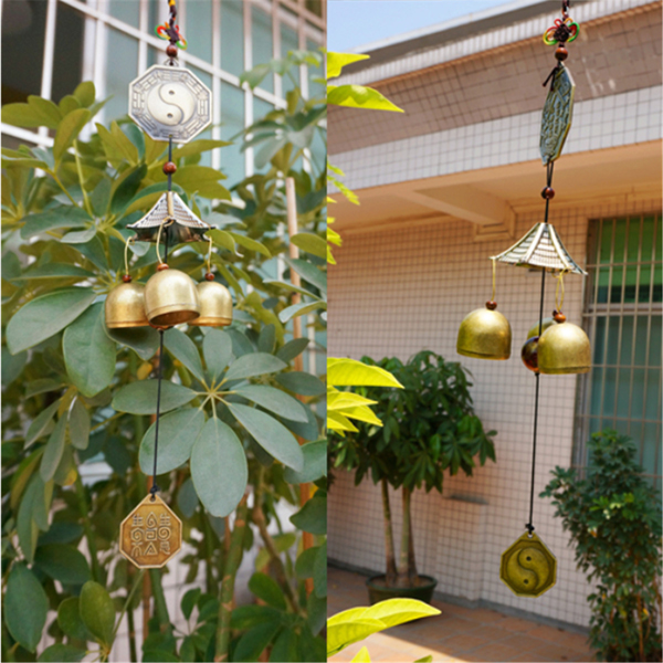 Antique-Bronze-Gossip-Wind-Chime-Outdoor-Garden-Wind-Chimes-Three-Bells-974597