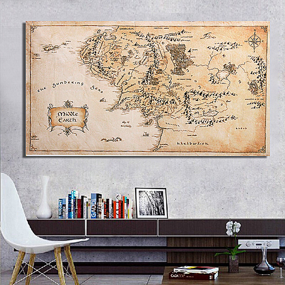 110x60CM-Map-of-Middle-Earth-Lord-of-The-Rings-Silk-Cloth-Poster-Home-Decor-1097036