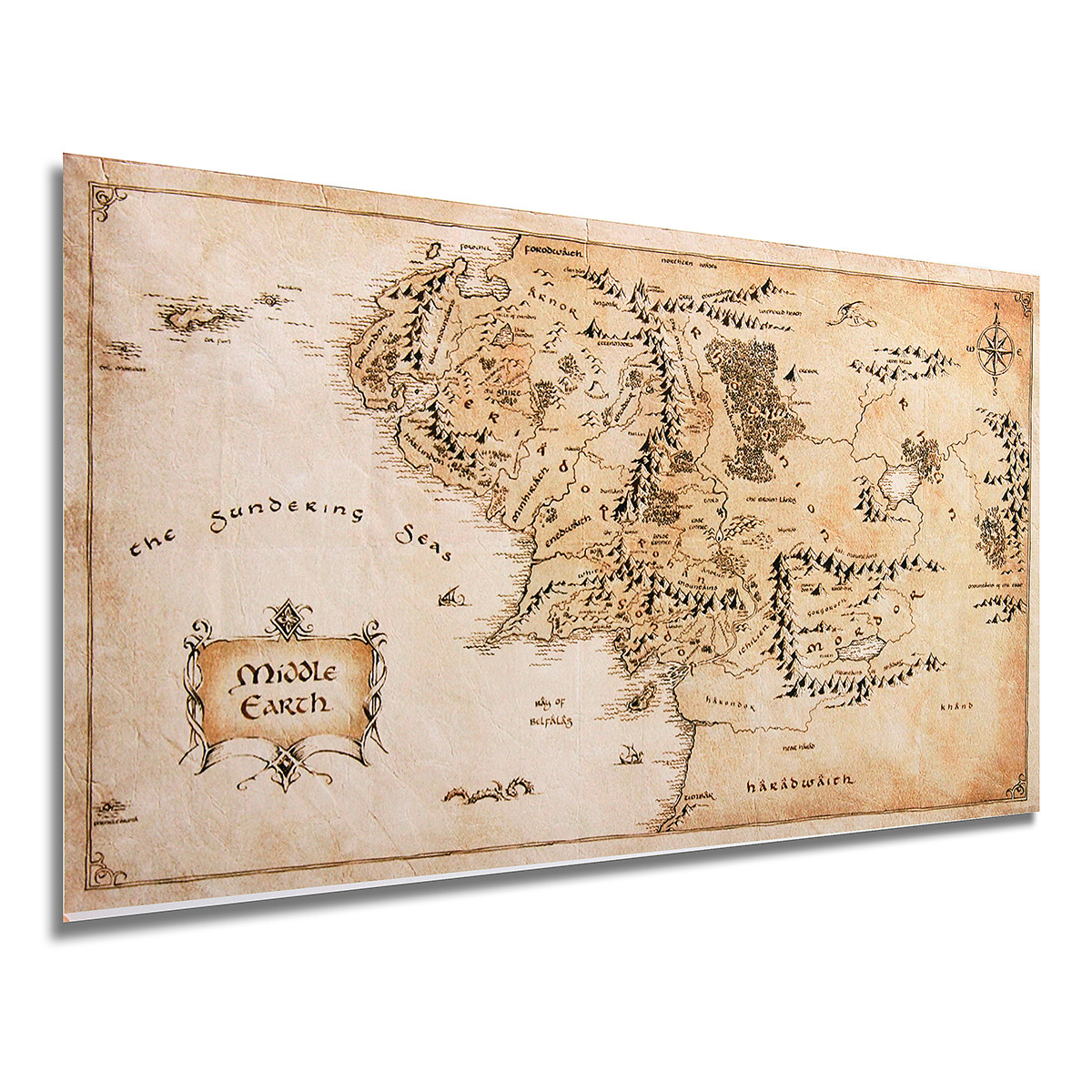 110x60CM-Map-of-Middle-Earth-Lord-of-The-Rings-Silk-Cloth-Poster-Home-Decor-1097036