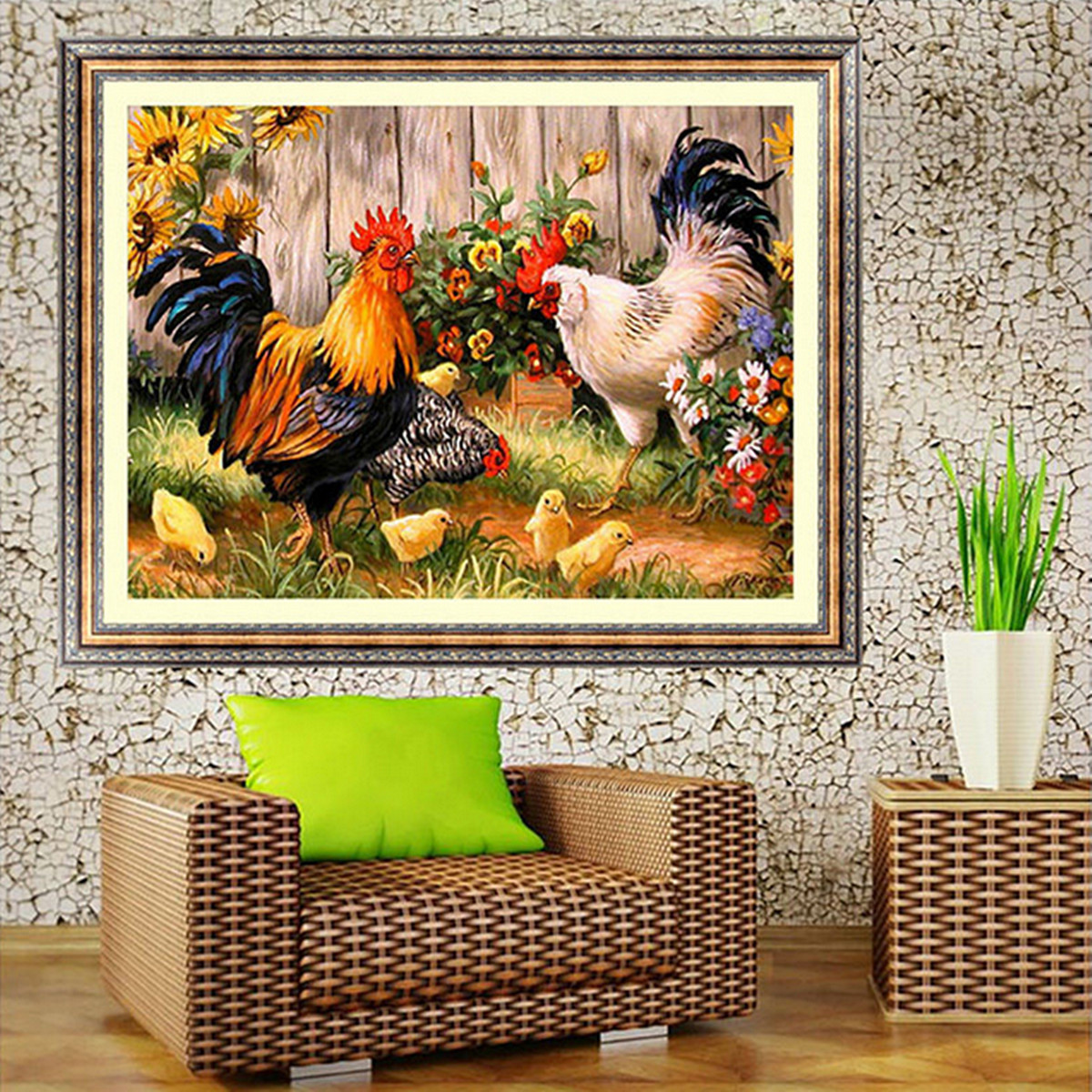 14x18-Inches-5D-Diamond-Painting-Paper-Garden-Chicken-Coop-Cross-Stitch-Home-Decor-1096997