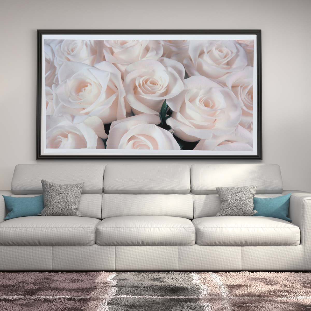 19quotx32quot-Paintings-Roses-Blossom-Flower-Canvas-Prints-Pictures-Art-Home-Decor-Frameless-1407575
