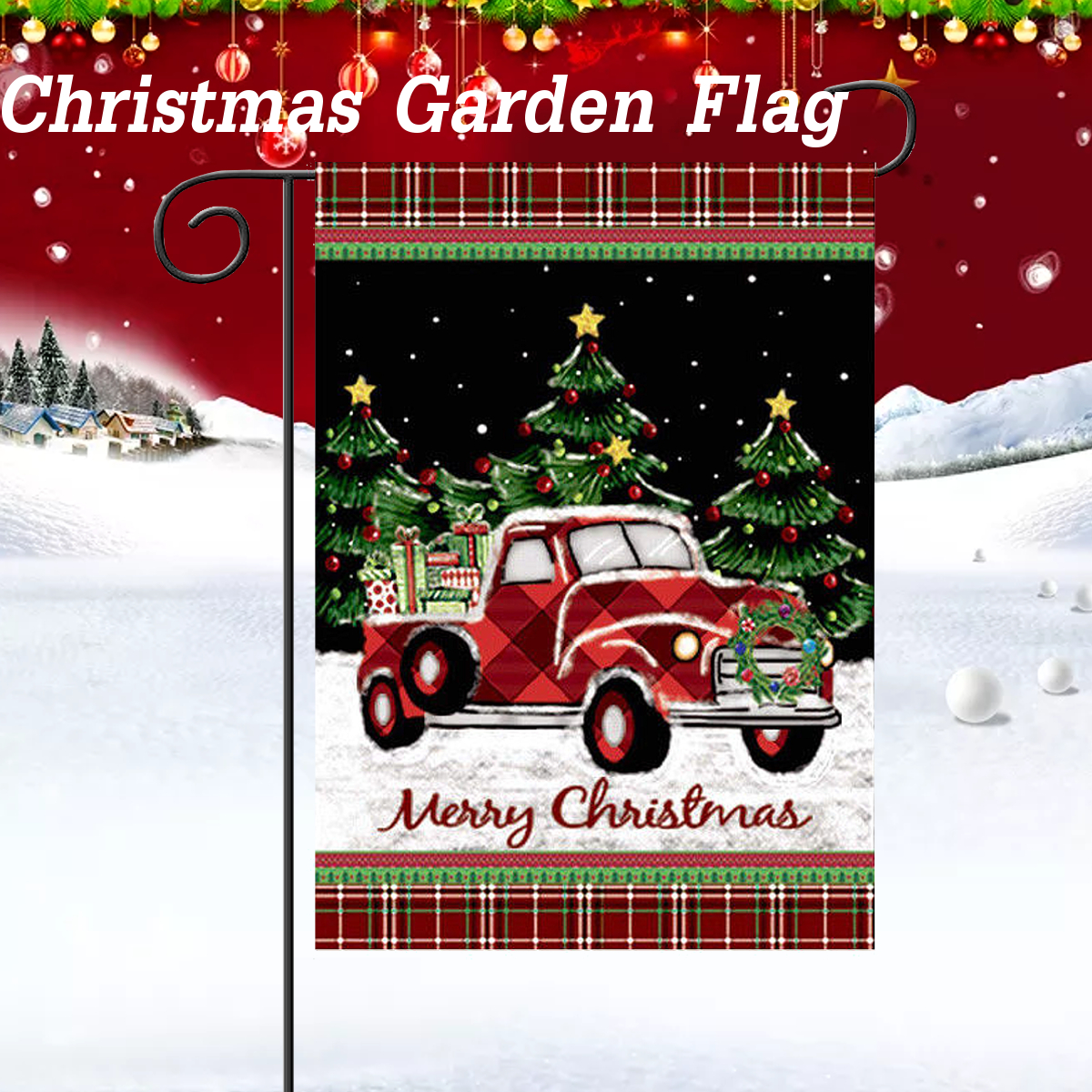 Merry-Christmas-Decorations-Red-Truck-With-Gifts-Double-Sided-Winter-Garden-Flag-1400600