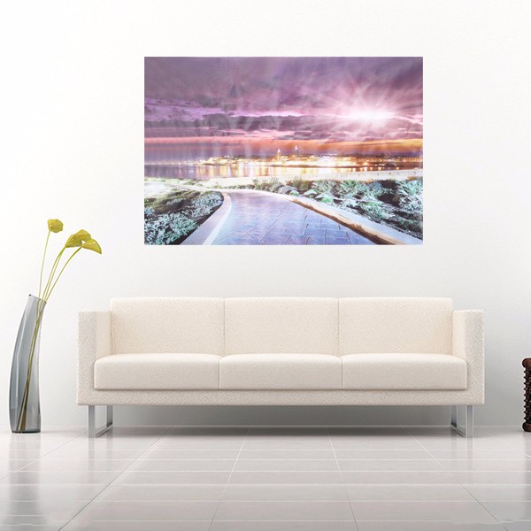 Vision-City-Christmas-Eve-Frameless-Canvas-Painting-Living-Room-Bedroom-Wall-Painting-Home-Decor-1105584