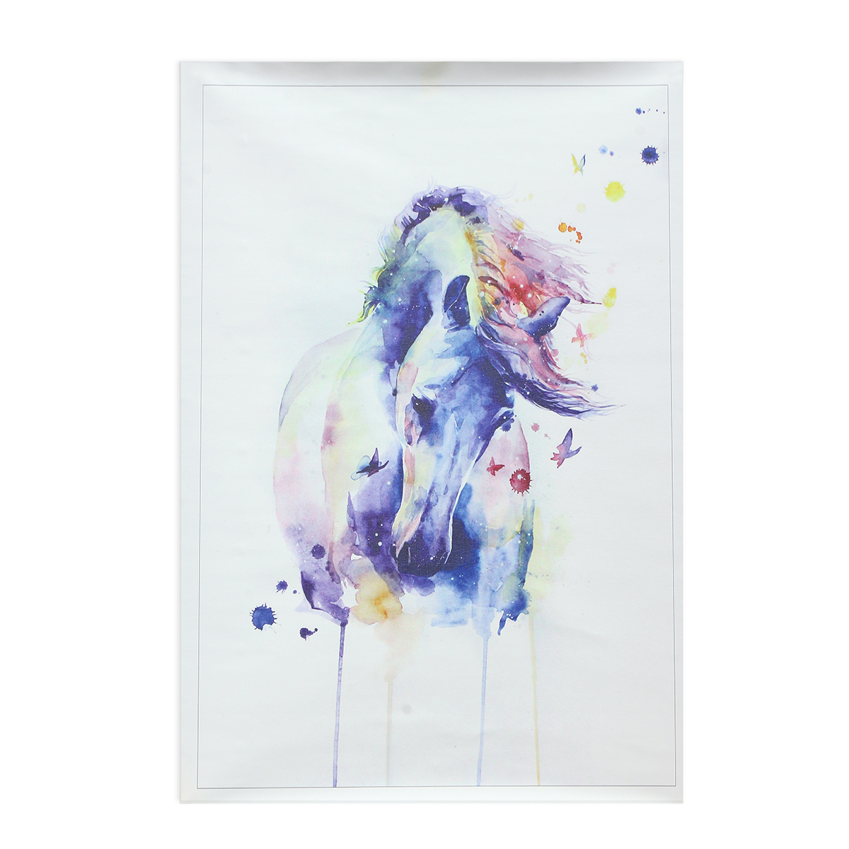 Watercolour-Fairy-Horse-Picture-Canvas-Unframed-Paintings-Abstract-Wall-Art-Decor-1370466