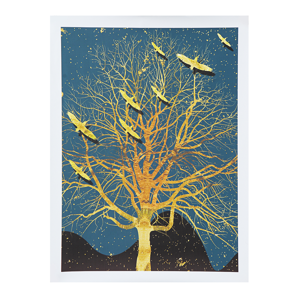 2Pcs-Modern-Tree-Canvas-Print-Paintings-Wall-Art-Unframed-Picture-Home-Decor-1430564
