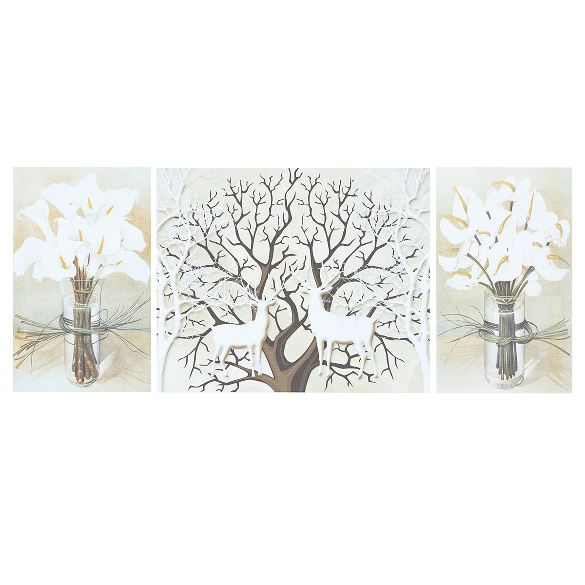 3PCS-Deer-Modern-Canvas-Print-Paintings-Wall-Art-Pictures-Home-Decoration-Unframed-1432216