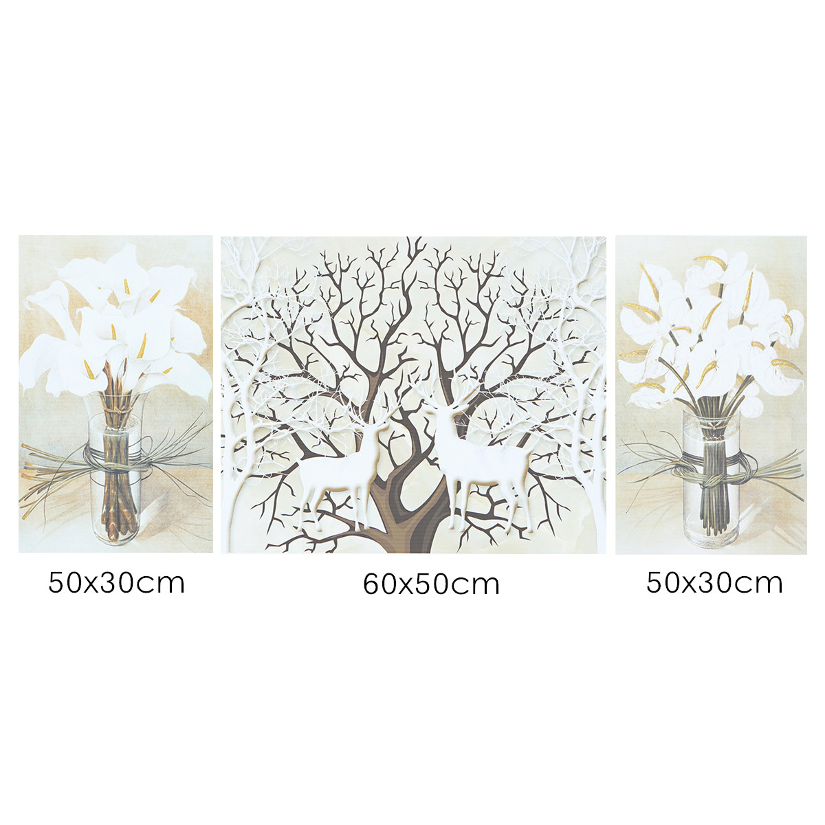 3PCS-Deer-Modern-Canvas-Print-Paintings-Wall-Art-Pictures-Home-Decoration-Unframed-1432216