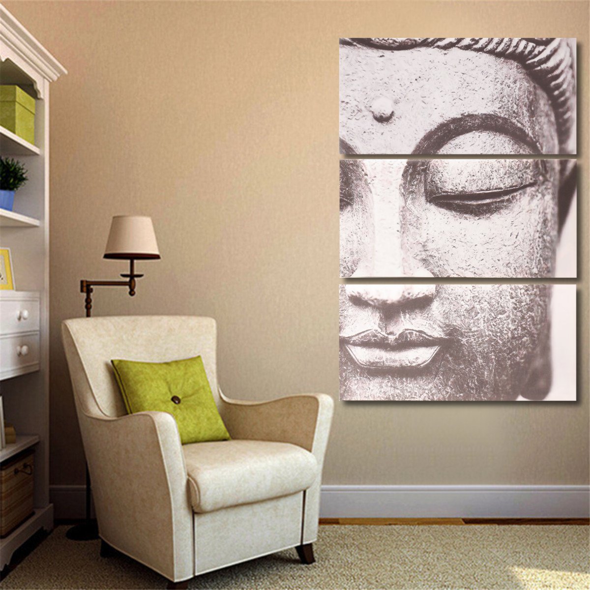 3Pcs-Set-Modern-Buddha-Canvas-Print-Paintings-Home-Wall-Picture-Unframed--Framed-1344556