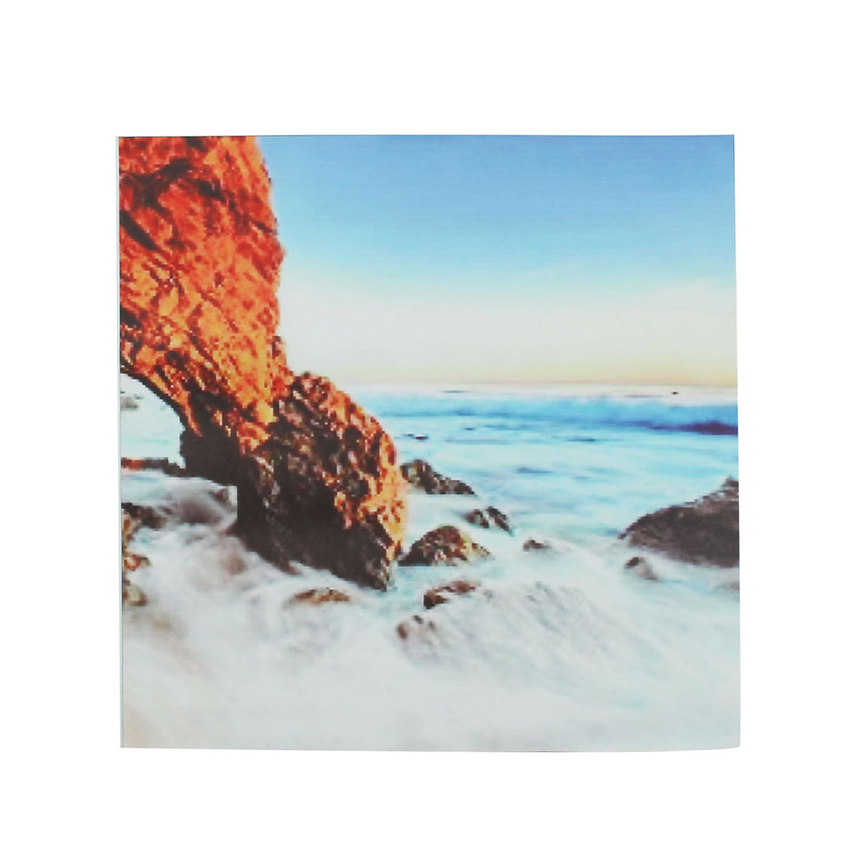 4PCS-Frameless-Canvas-Print-Beach-Sunset-Seascape-Wall-Art-Home-Decor-1097033