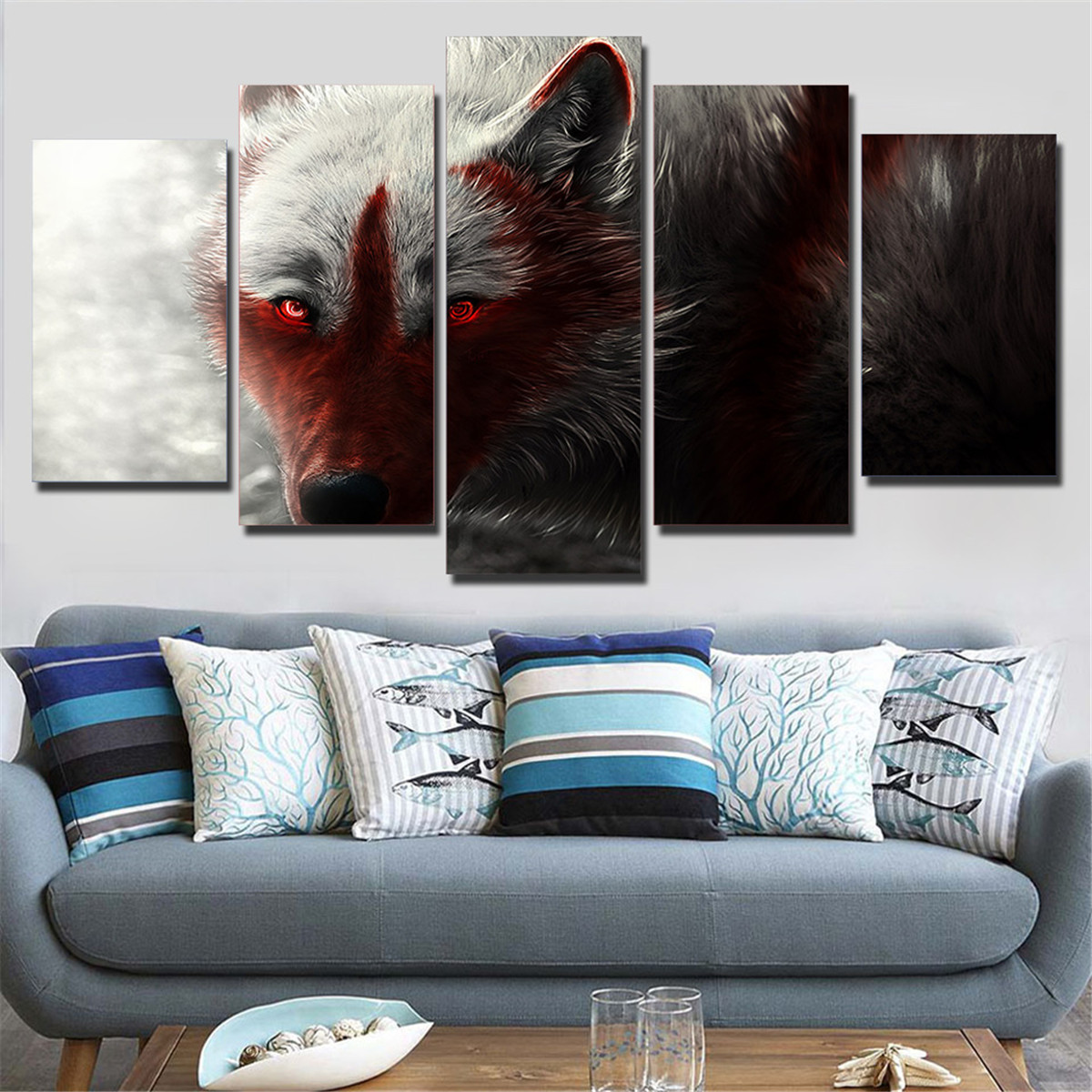 Unframed-Wolf-Animal-Modern-Art-Canvas-Paintings-Picture-Print-Home-Wall-Decor-1351063