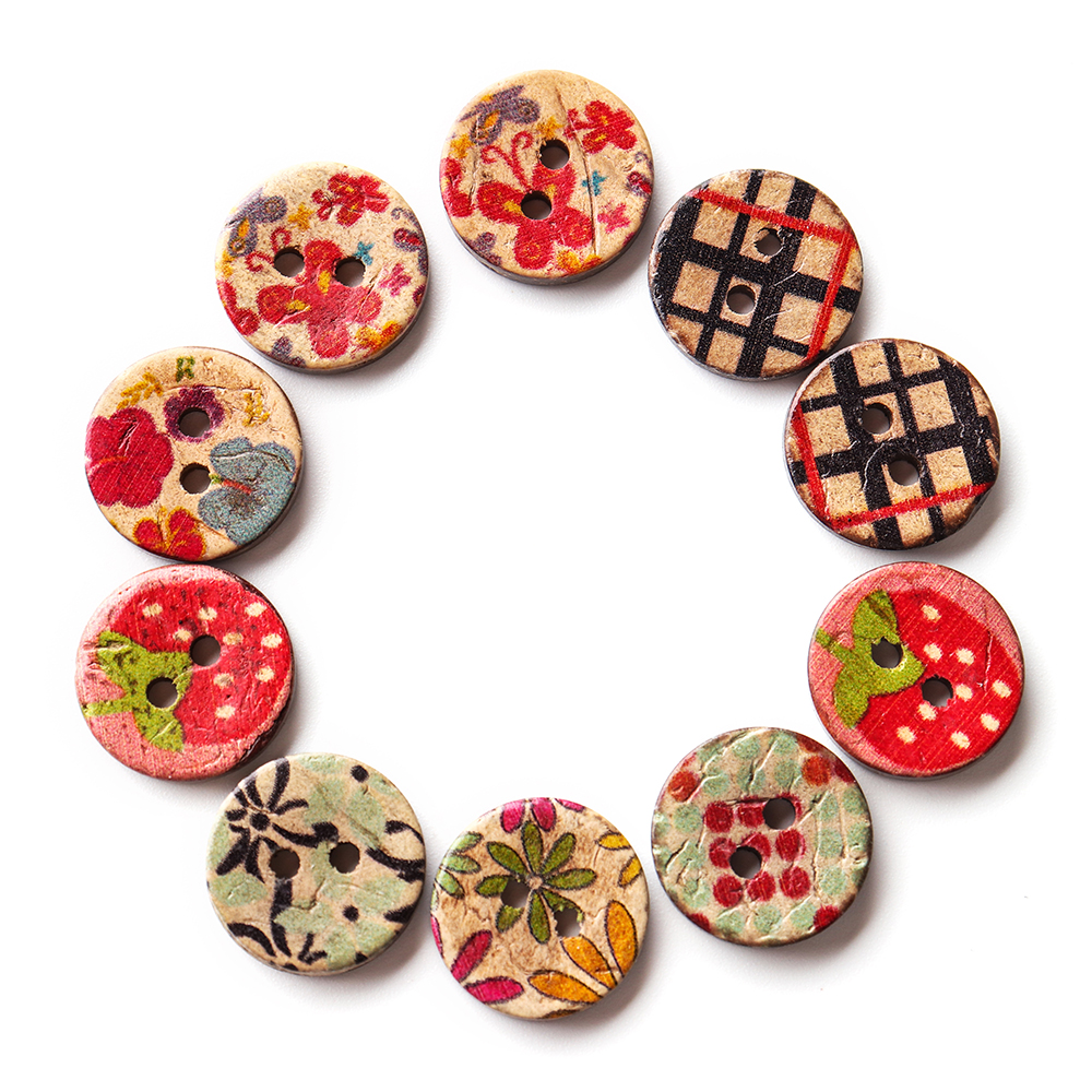 100-PCS-Round-Pattern-Wooden-Button-Mixed-2-Hole-Natural-Sewing-Children-Handmade-Clothes-Buttons-1362185