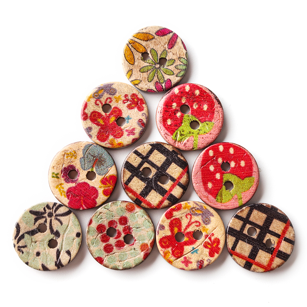 100-PCS-Round-Pattern-Wooden-Button-Mixed-2-Hole-Natural-Sewing-Children-Handmade-Clothes-Buttons-1362185