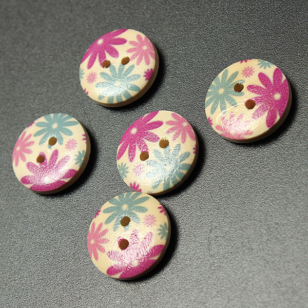 10pcs-18mm-Round-Wooden-Flower-Printed-Button-Craft-Colorful-DIY-Sewing-Crafts-Clothes-Decoration-1031158