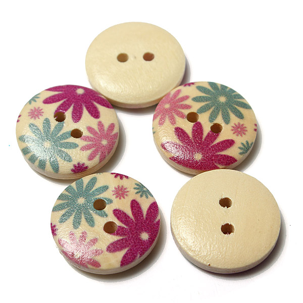10pcs-18mm-Round-Wooden-Flower-Printed-Button-Craft-Colorful-DIY-Sewing-Crafts-Clothes-Decoration-1031158