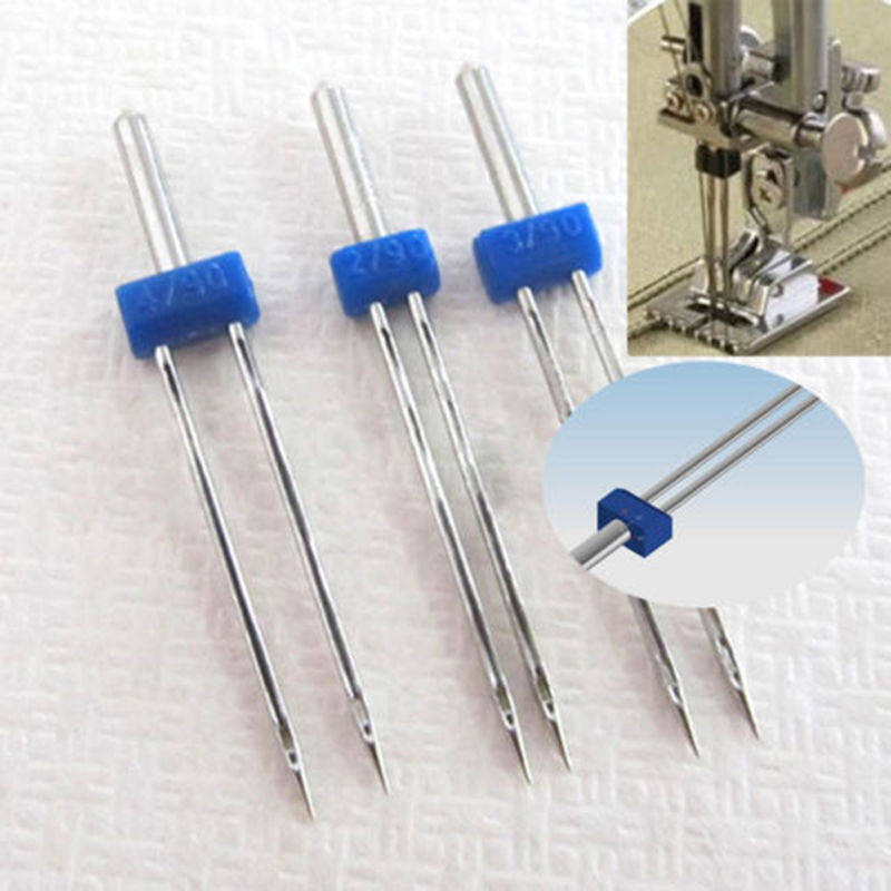 3PcsSet-Size-2090-3090-4090-Steel-Twin-Double-Needle-Sewing-Machine-Needles-Pins-Cloth-Decor-Needlew-1183759