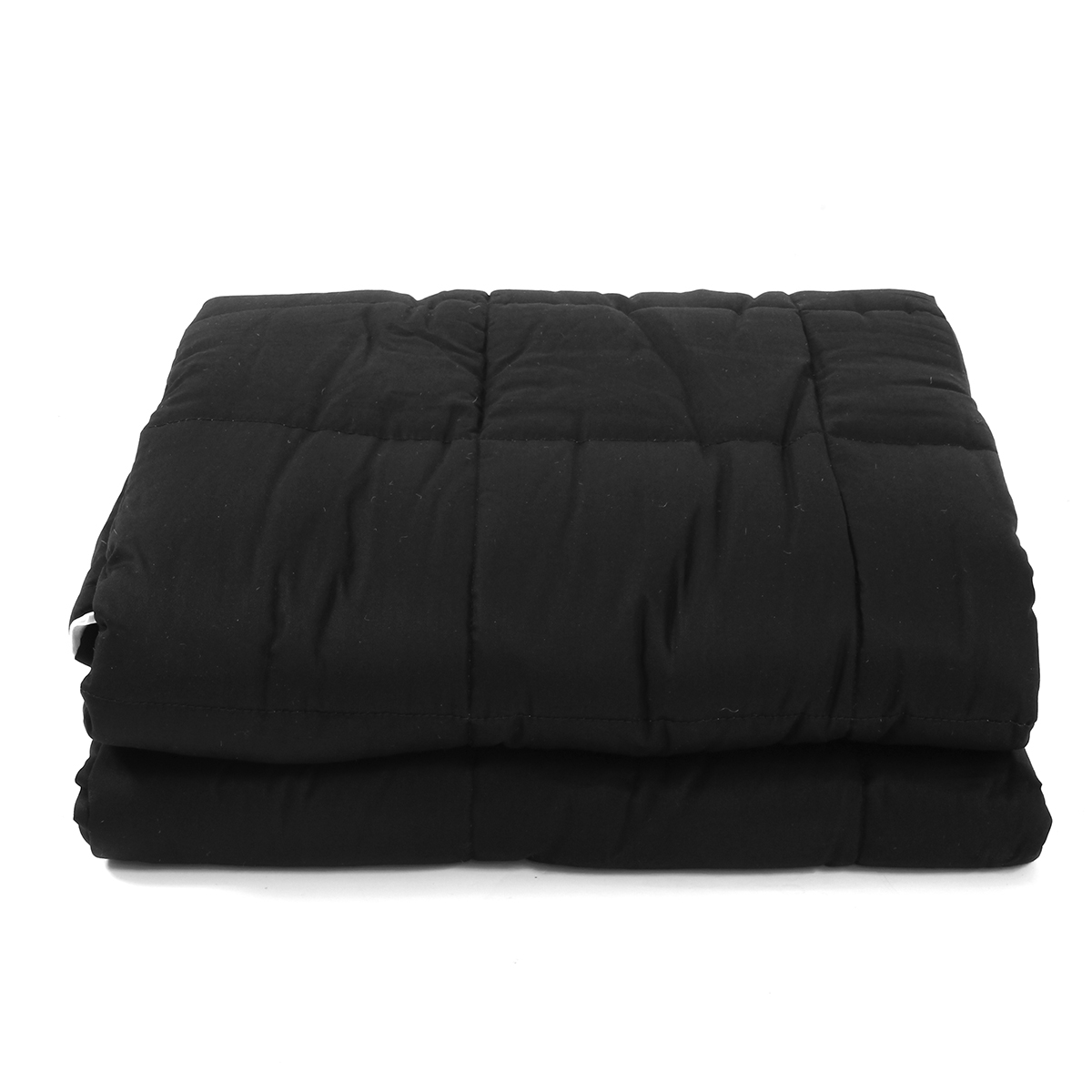 100x150CM-Weighted-Cotton-Blanket-Heavy-Sensory-Relax-45--7--95Kg-Black-Blankets-1349469