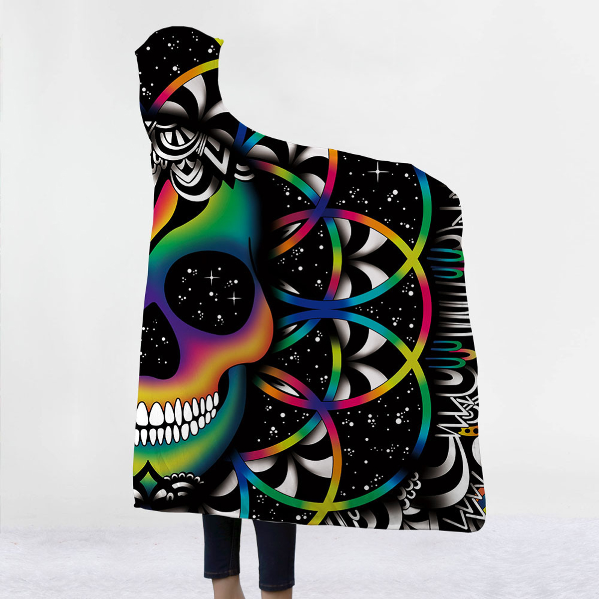 130x150cm-3D-Digital-Printing-The-Skeleton-Wearable-Hooded-Blanket-Thickened-Double-Plush-Blankets-1353393