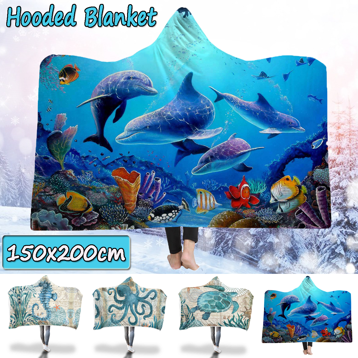150x200cm-Kid-Adult-Hooded-Blankets-Soft-Ocean-World-Wearable-Throw-Blankets-Cloak-1424009