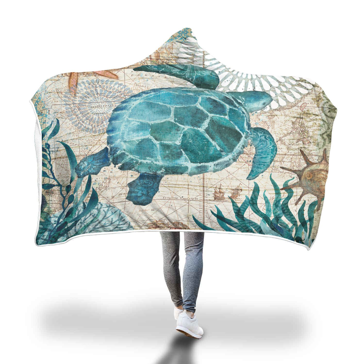 150x200cm-Kid-Adult-Hooded-Blankets-Soft-Ocean-World-Wearable-Throw-Blankets-Cloak-1424009