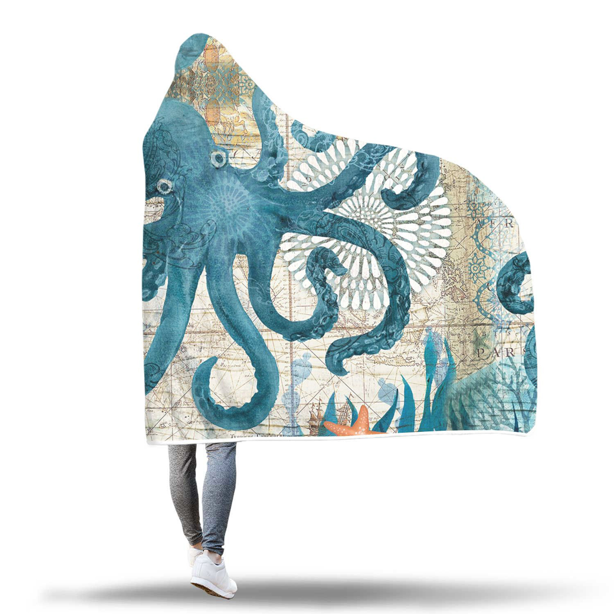 150x200cm-Kid-Adult-Hooded-Blankets-Soft-Ocean-World-Wearable-Throw-Blankets-Cloak-1424009