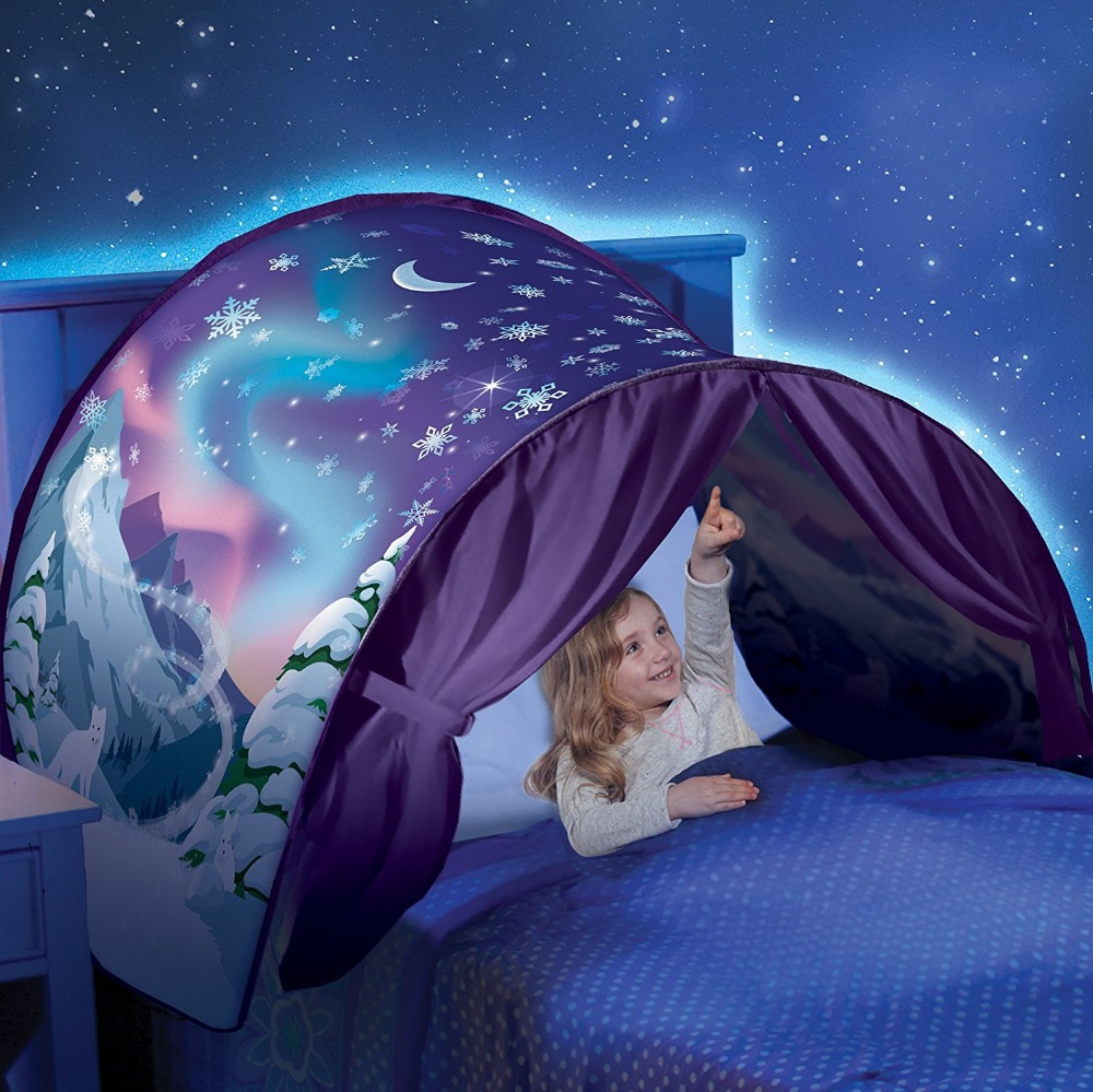 Honana-WX-Y77-Winter-Wonderland-Magical-Dream-World-Tent-Foldable-Fast-Pop-up-Bed-Curtain-1213632