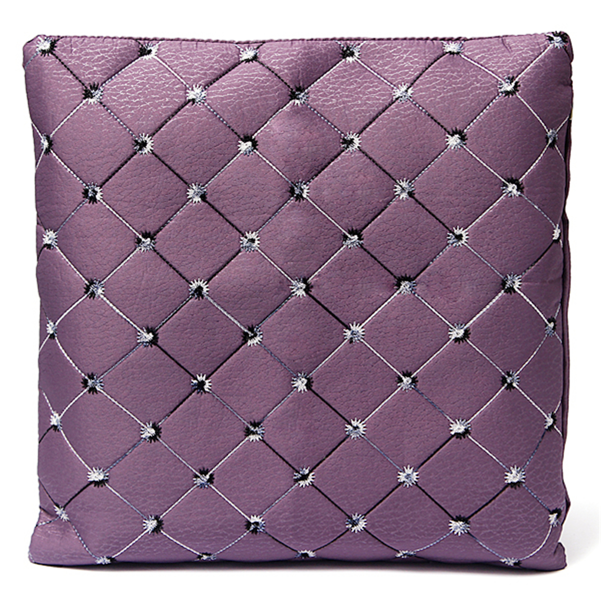 17-Square-Embroidered-Pillow-Case--Home-Decor-Grid-Waist-Throw-Cushion-Cover-1387986