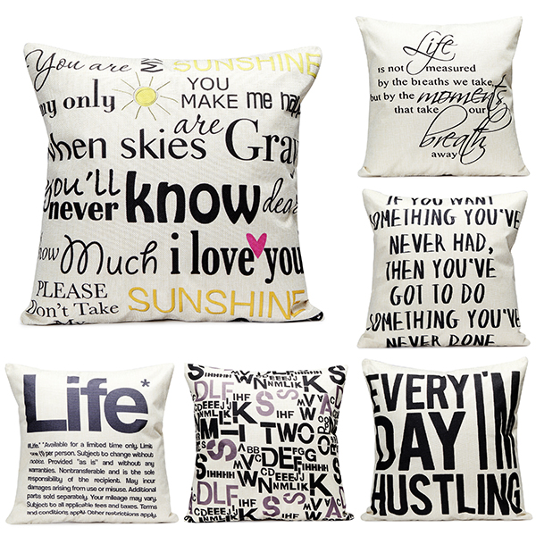 43x43cm-English-Letter-Fashion-Cotton-Linen-Pillow-Case-Home-Sofa-Seat-Bed-Car-Cushion-Decor-1100690