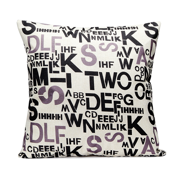 43x43cm-English-Letter-Fashion-Cotton-Linen-Pillow-Case-Home-Sofa-Seat-Bed-Car-Cushion-Decor-1100690