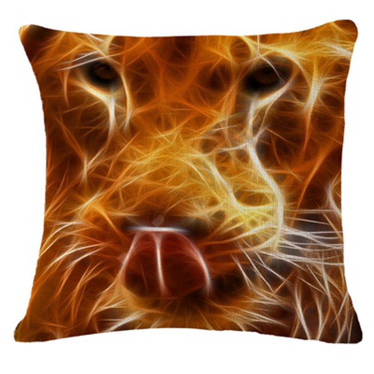 Honana-45x45cm-Home-Decoration-3D-Animals-Fluorescence-6-Optional-Patterns-Cotton-Linen-Pillowcases--1290900