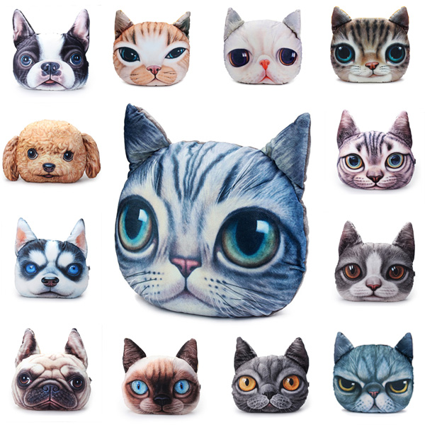 2-Sizes-Plush-Creative-3D-Dog-Cat-Throw-Pillows-Meow-Star-Sofa-Bed-Cushion-987293