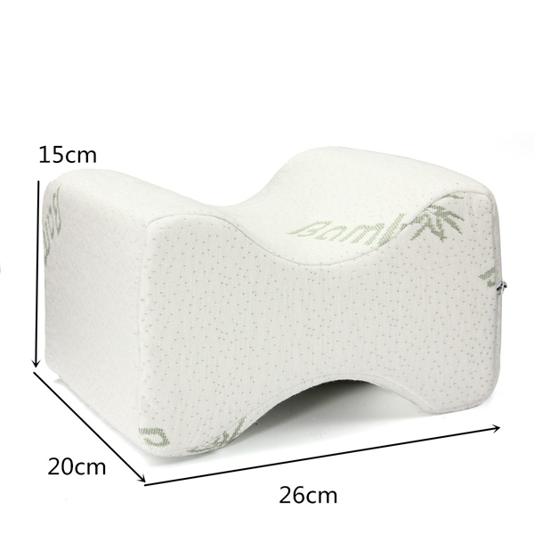 26X20X15cm-Cool-Gel-Memory-Foam-Knee-Leg-Pillow-Back-Hip-Pain-Relief-Therapy-1086350