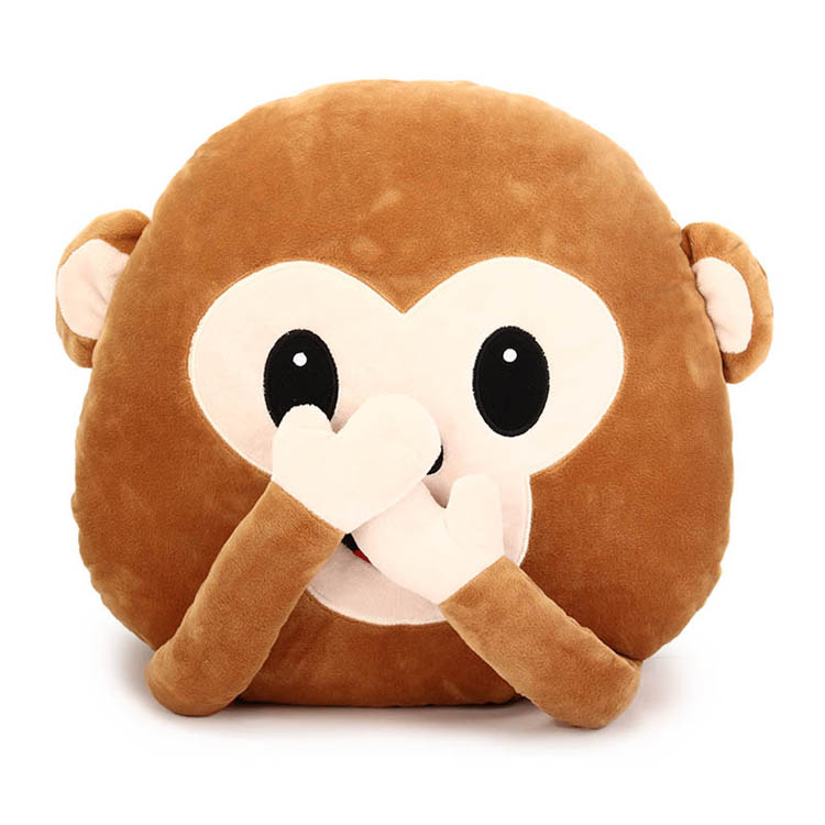 35cm-Creative-Emoji-Monkey-With-Hands-Throw-Pillow-Plush-Stuffed-Cushion-Office-Home-Sofa-Decor-1027727