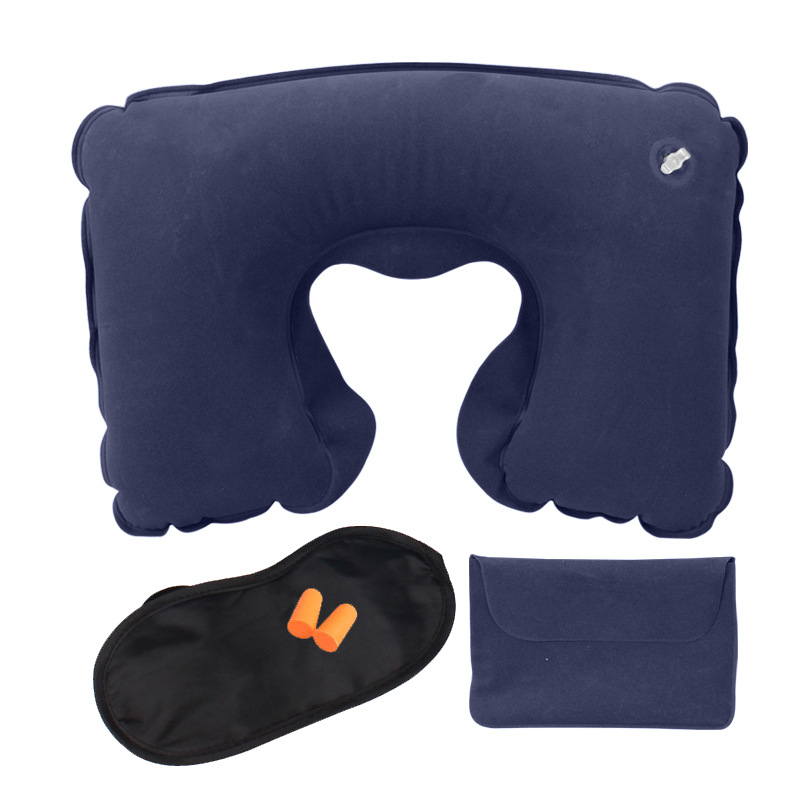 Honana-WX-A1-Car-Travel-Inflatable-Neck-Rest-Cushion-U-Pillow-Eye-Mask-Ear-Plugs-With-Storage-Bag-1153927