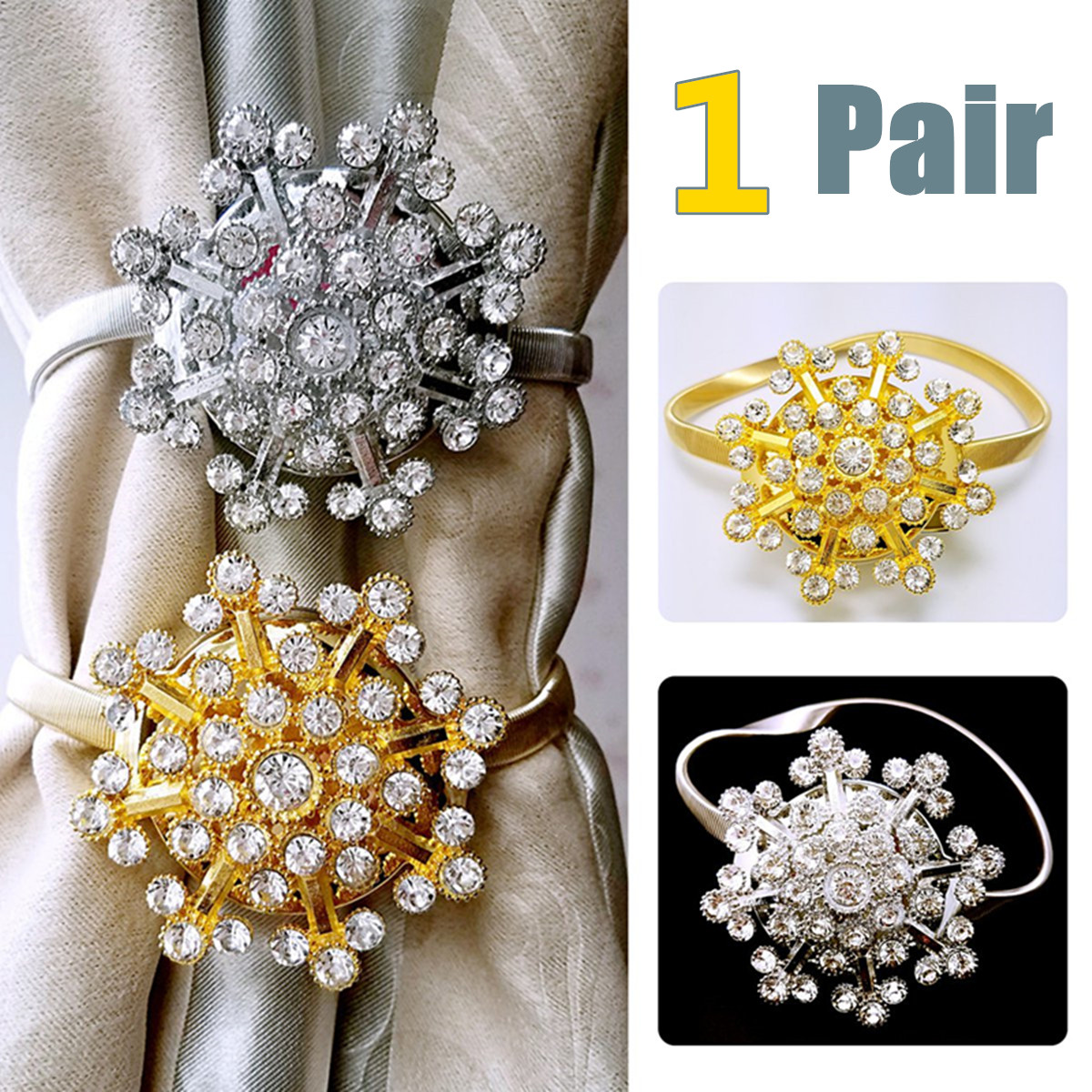 1-Pair-Magnetic-Crystal-Flower-Curtains-Tiebacks-Tie-Backs-Buckle-Clips-Holdbacks-1363207