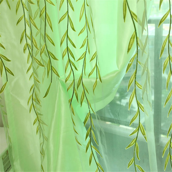 100x200cm-Green-Leaves-Voile-Window-Screening-Balcony-Bedroom-Window-Curtain-983808