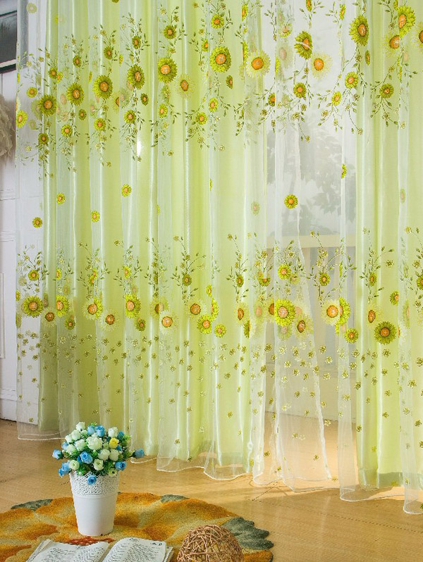 100x200cm-Sunflower-Tulle-Voile-Sheer-Window-Screen-Bedroom-Window-Curtain-986586